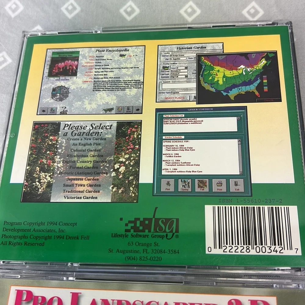 Garden and Landscaping Computer Programs CD